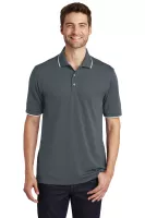 Port Authority® Dry Zone® UV Micro-Mesh Tipped Polo.