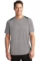 Sport-Tek® Heather Colorblock Contender™ Tee.