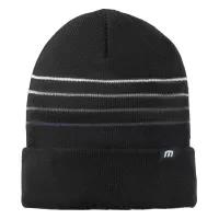 TravisMathew Striped Cuffed Beanie