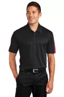 Sport-Tek® PosiCharge® Active Textured Colorblock Polo.