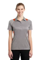 Sport-Tek® Women's Heather Colorblock Contender™ Polo.