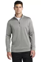 Sport-Tek ® PosiCharge ® Sport-Wick ® Heather Fleece 1/4-Zip Pullover.