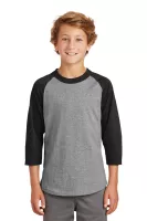 Sport-Tek® Youth Colorblock Raglan Jersey.