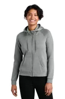 Allmade® Women's Organic CVC Fleece Full-Zip Hoodie