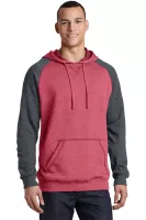District® Young Mens Lightweight Fleece Raglan Hoodie.