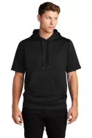 Sport-Tek ® Sport-Wick ® Fleece Short Sleeve Hooded Pullover.