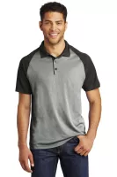 Sport-Tek ® PosiCharge ® RacerMesh ® Raglan Heather Block Polo.