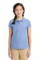 Port Authority® Girls Silk Touch™ Peter Pan Collar Polo.