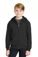 Jerzees® Youth NuBlend® Full-Zip Hooded Sweatshirt