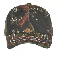 Port & Co™ Americana Contrast Stitch Camouflage Cap.