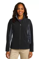 Port Authority® Women's Core Colorblock Soft Shell Jacket.