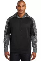 Sport-Tek® Sport-Wick® Mineral Freeze Fleece Colorblock Hooded Pullover.