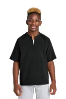 Sport-Tek® Youth Repeat 1/2-Zip Short Sleeve Jacket