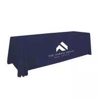 8' Value Lite Table Throw (White Imprint, One Location)