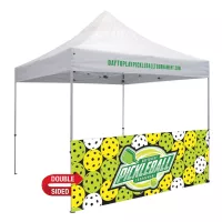 10' Standard Tent Half Wall Kit (Dye Sublimated, 2-Sided)
