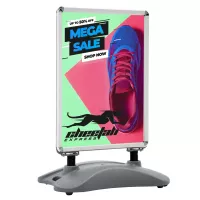 Outdoor Flex Sign with Ballast Base Kit