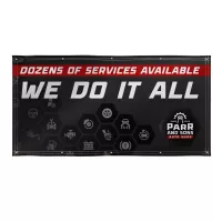 4' X 8' Super Poly Knit Fabric Banner