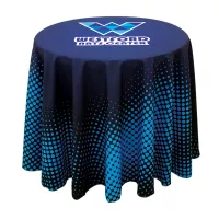 Caf?-Height Round Throw with 27" Overhang