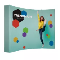 10' Curved Splash Floor Display Wrap Kit (Poly Knit)