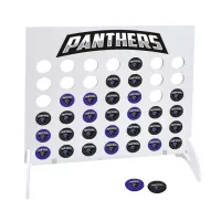 Giant 4-In-A-Row, 21 Black & 21 Blue Disks (Single-Sided)