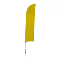 10.5' Solid-Color Blade Sail Sign Flag, 1-Sided, Scissor