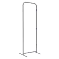 2'W x 72"H EuroFit Straight Wall Hardware