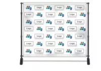 10' W x 8'H Step and Repeat Backdrop