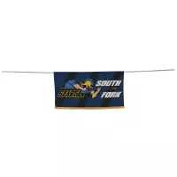3' x 6' Parade Banner Straight Bottom Kit w/Gold Fringe