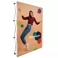5' Straight Splash Floor Display Face Kit (Poly Knit)