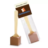 Hot Chocolate on a Spoon in Header Bag - Belgian Milk Chocolate
