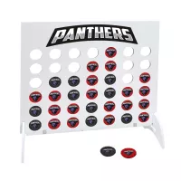 Giant 4-In-A-Row, 21 Black & 21 Red Disks (Single-Sided)