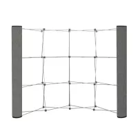 Curved Show 'N Rise Floor Display End Panel (Fabric)