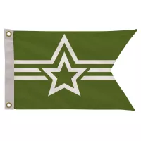 12" x 18" Polyester Guidon Flag Single-Sided