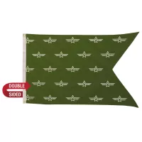 2.5' x 4' Polyester Guidon Flag Double-Sided