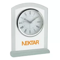 Panel Glass Desk Alarm Clock