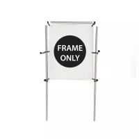 4'W x 5'H In-Ground Banner Hardware - Single Banner
