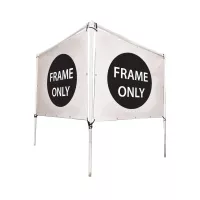 8'W x 5'H In-Ground Banner Hardware - V-Shape Banner