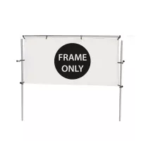 10'W x 5'H In-Ground Banner Hardware - Single Banner