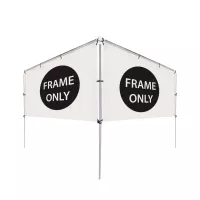 12'W x 5'H In-Ground Banner Hardware - V-Shape Banner
