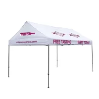 10' x 15' Gable Tent Kit (Full-Color Imprint, 9 Locations)
