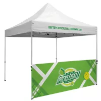 10' Premium Tent Half Wall Kit (UV-Printed, Single-Sided)