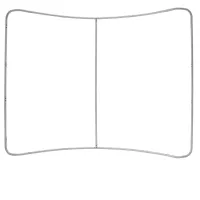 10' EuroFit Bow Floor Display Hardware