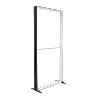 3'W x 6.5'H & 8'H Astra Wall Hardware
