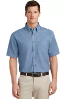 Port & Co™ Short Sleeve Value Denim Shirt.