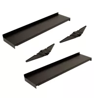 Double Astra Shelf For 3'W Wall