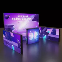 8'H Astra Plus Modular Booth Kit 1