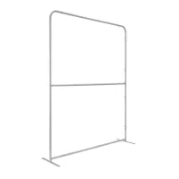 6'W x 90"H EuroFit Straight Wall Hardware