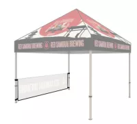 One Single-Sided Canopy Half Wall