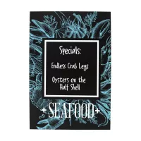 Economy A-frame Imprinted Chalkboard Insert