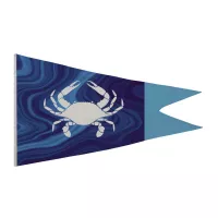 5' x 8' Nylon Burgee Flag Single-Sided